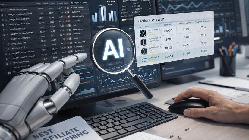 AI-powered niche research and product selection for affiliate marketers