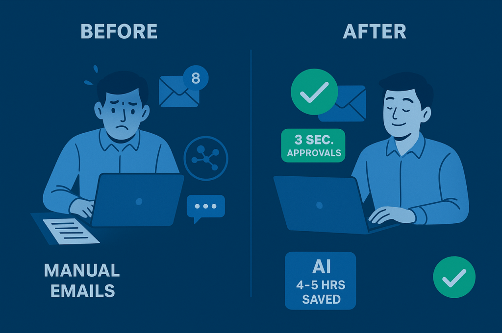 Week 2 quick wins: AI email and meeting automation saving 4-5 hours immediately