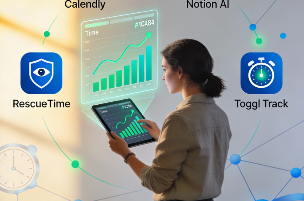 Calendly, Notion AI, RescueTime, Toggl Track