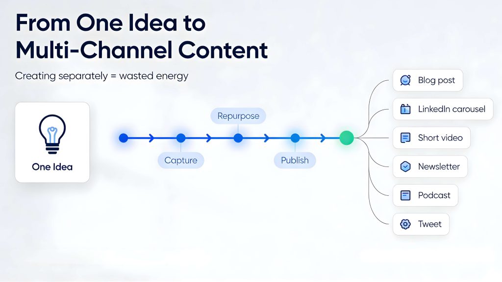 From One Idea to Multi-Channel Content