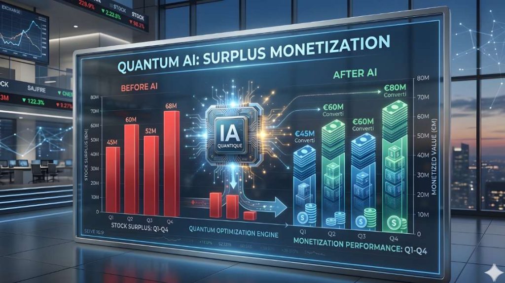 Diagram showing how ai inventory forecasting ecommerce identifies dormant stock to free up capital