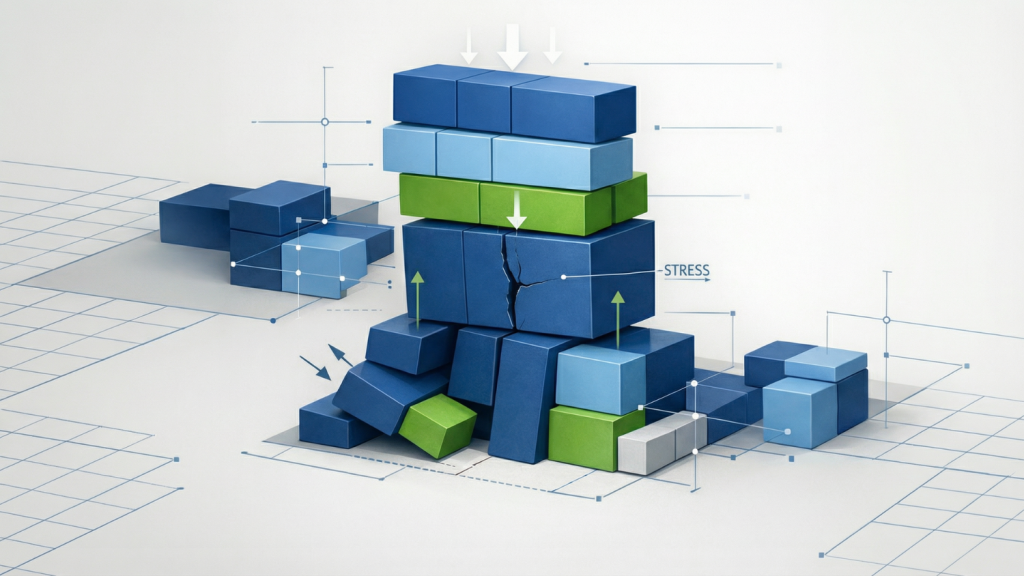 ai content system design flaws rigid structure breaking under stress