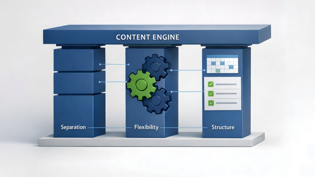 ai content workflow three components gear system editorial workflow weekly rhythm
