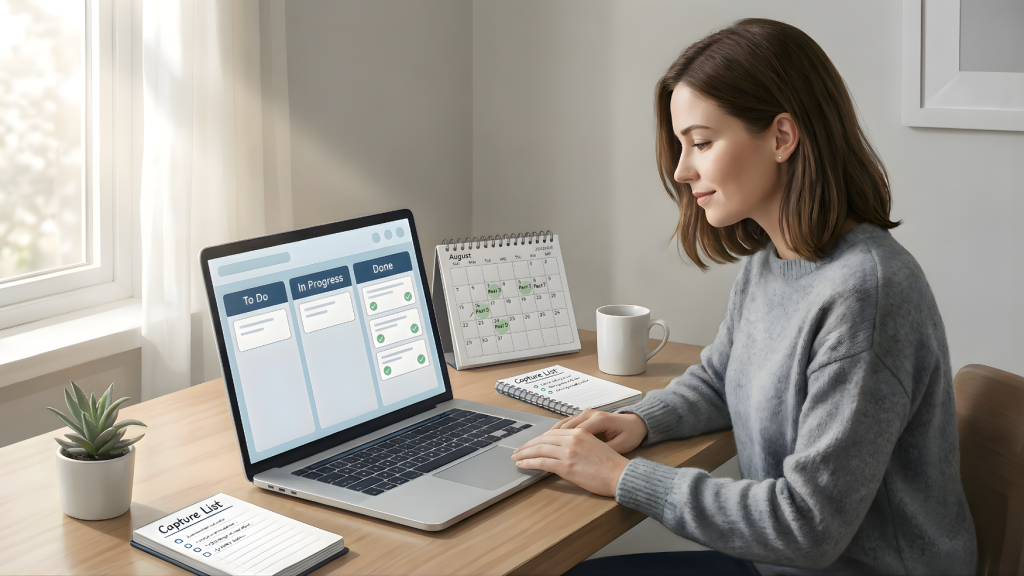 content creation workflow organized ai system entrepreneur