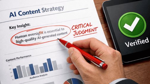 verification in AI content creation strategy