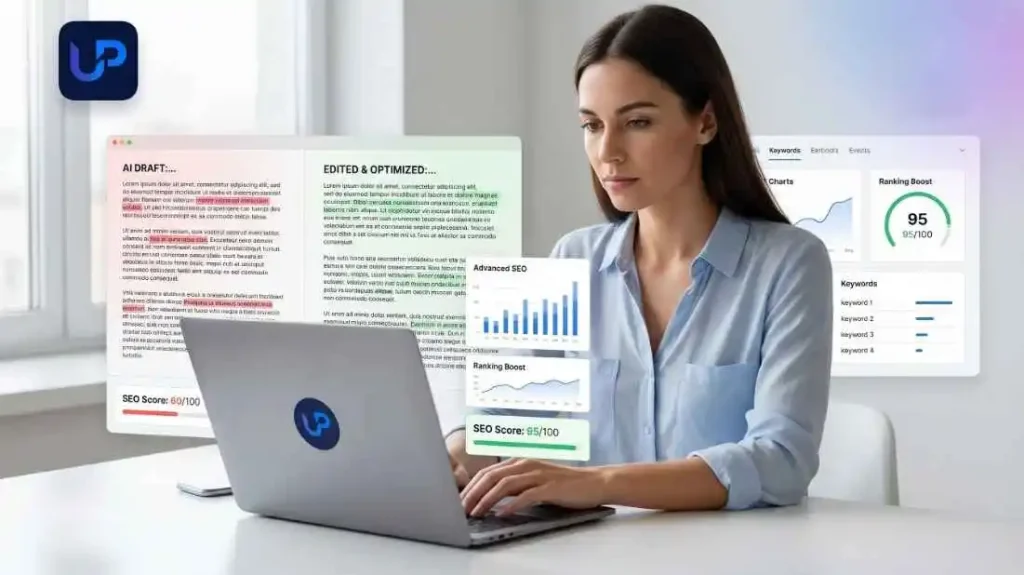 AI generated content SEO 2026 human editing vs AI content quality